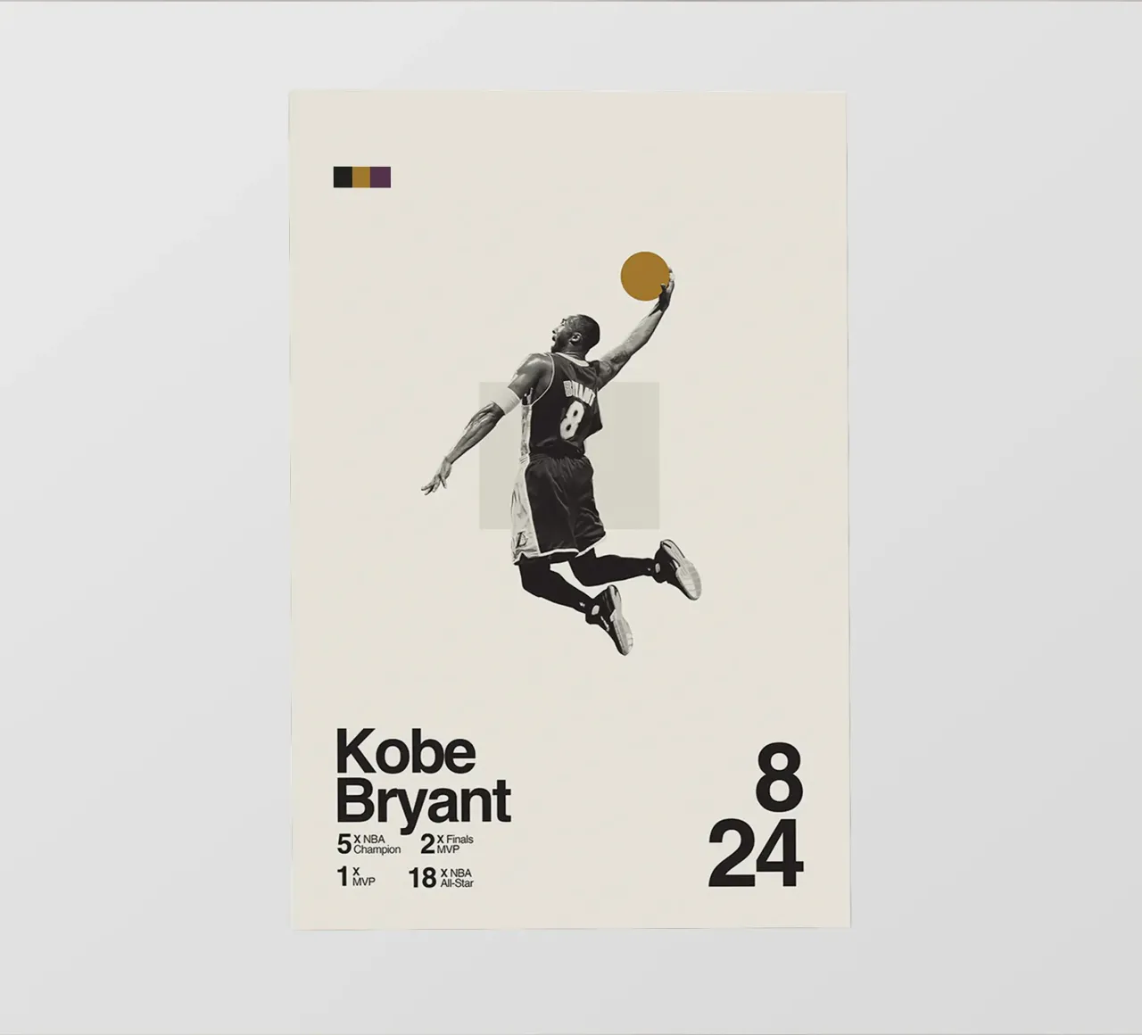 Kobe Bryant pellicola backlit da Attaboy Dsgn