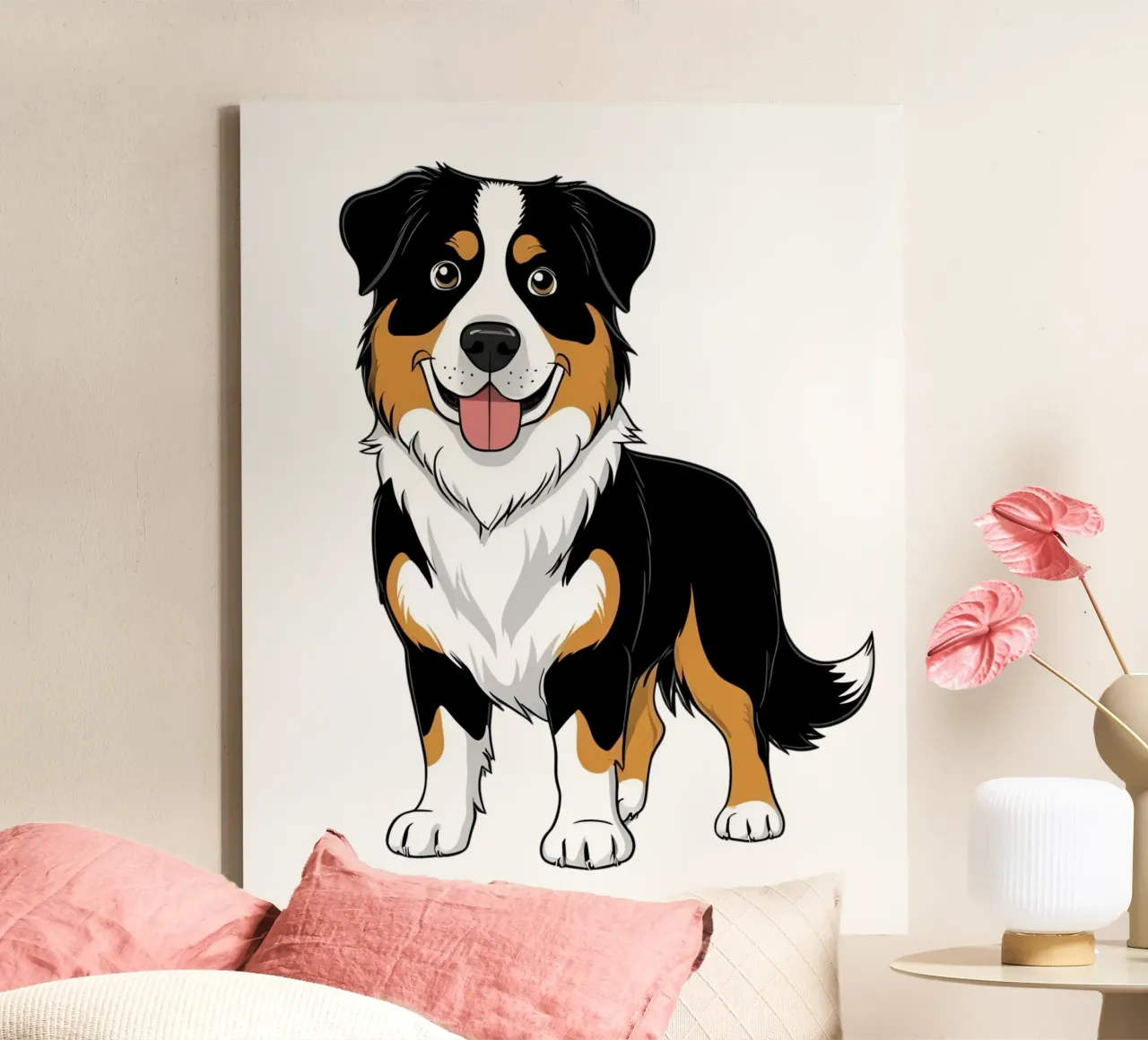 Liefste, liefste, liefste #9 canvas met Baklijst van Yumis.Beargang.and.Me