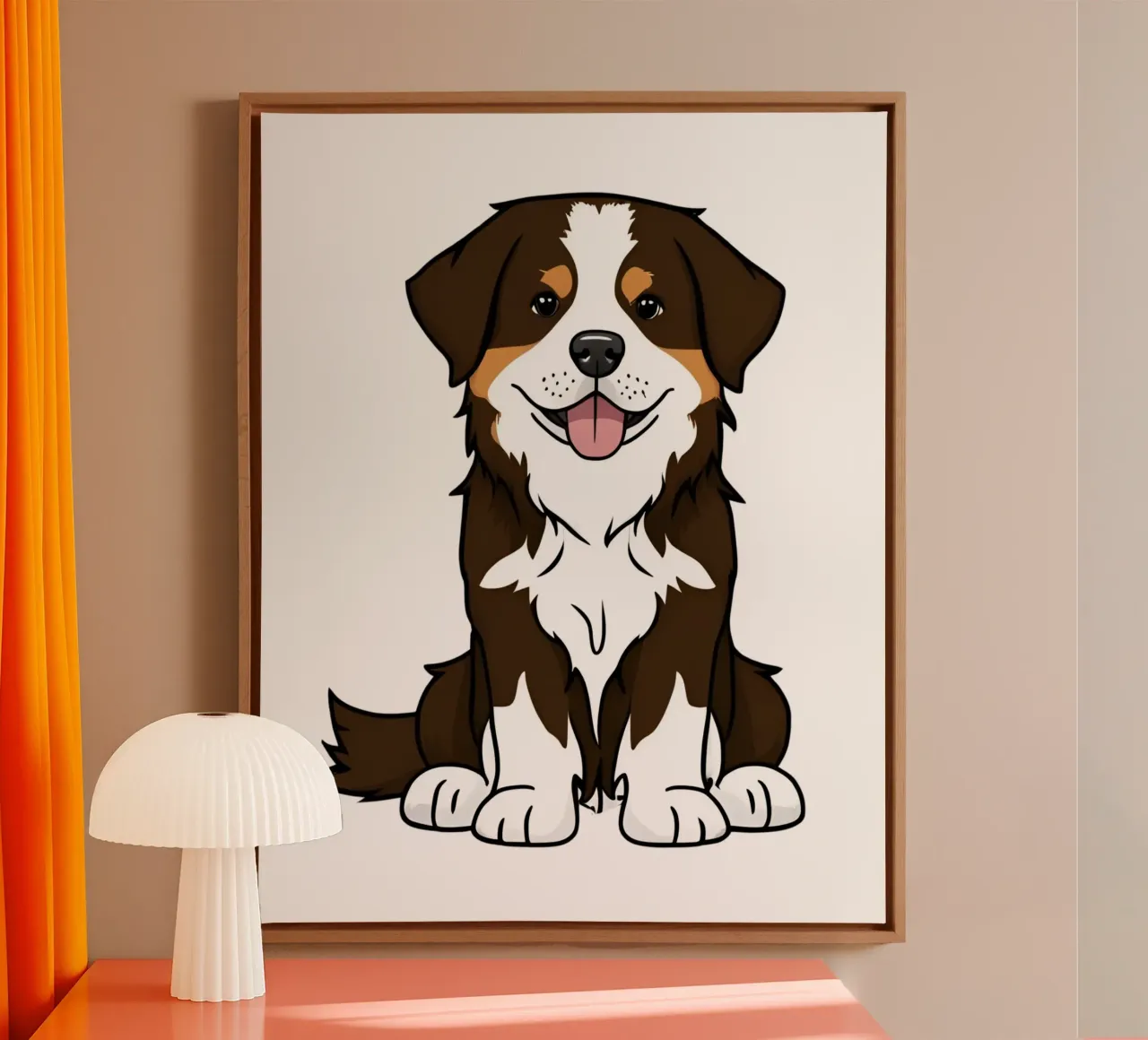 Liefste, liefste, liefste #10 canvas met Baklijst van Yumis.Beargang.and.Me