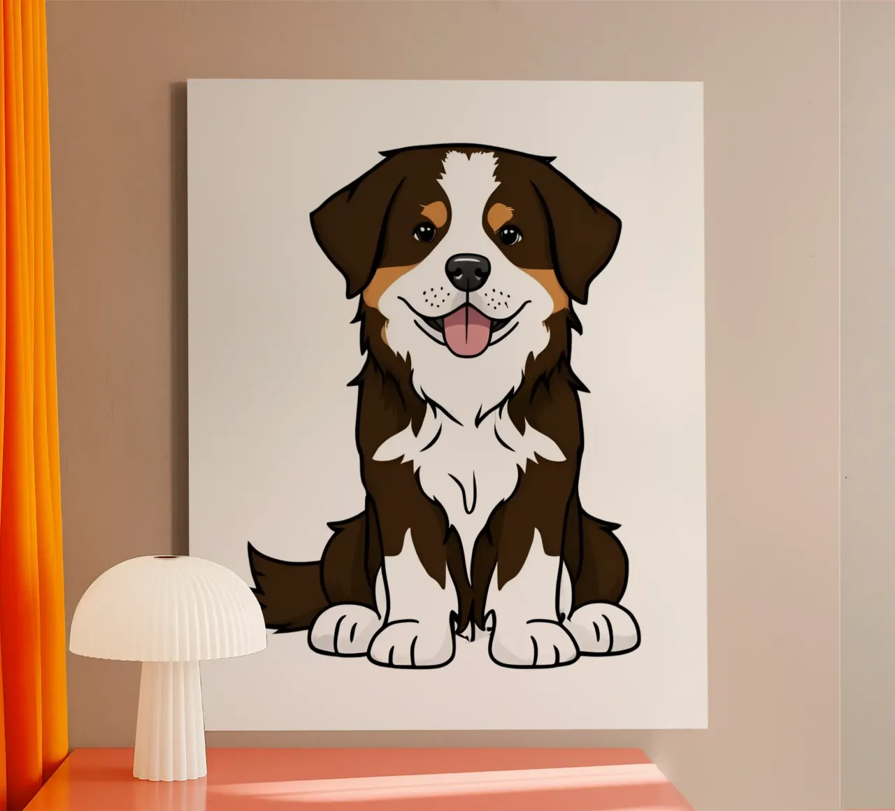 Liefste, liefste, liefste #10 canvas met Baklijst van Yumis.Beargang.and.Me