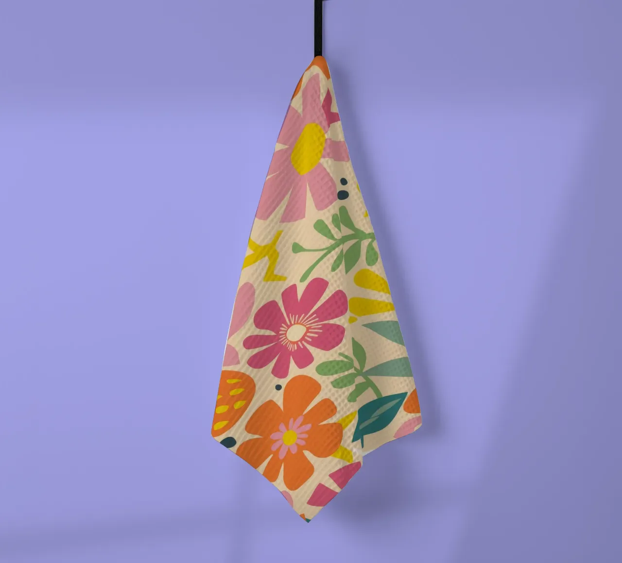 Spring Bloom Delight tea towel by Zep Layers
