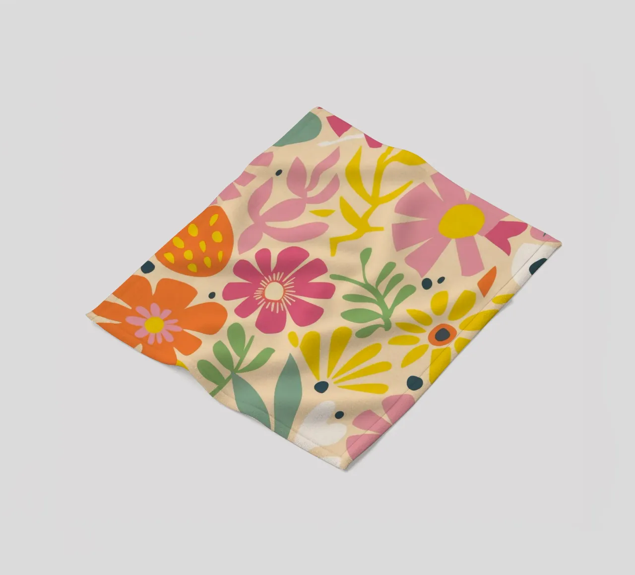 Spring Bloom Delight fleece blanket by Zep Layers