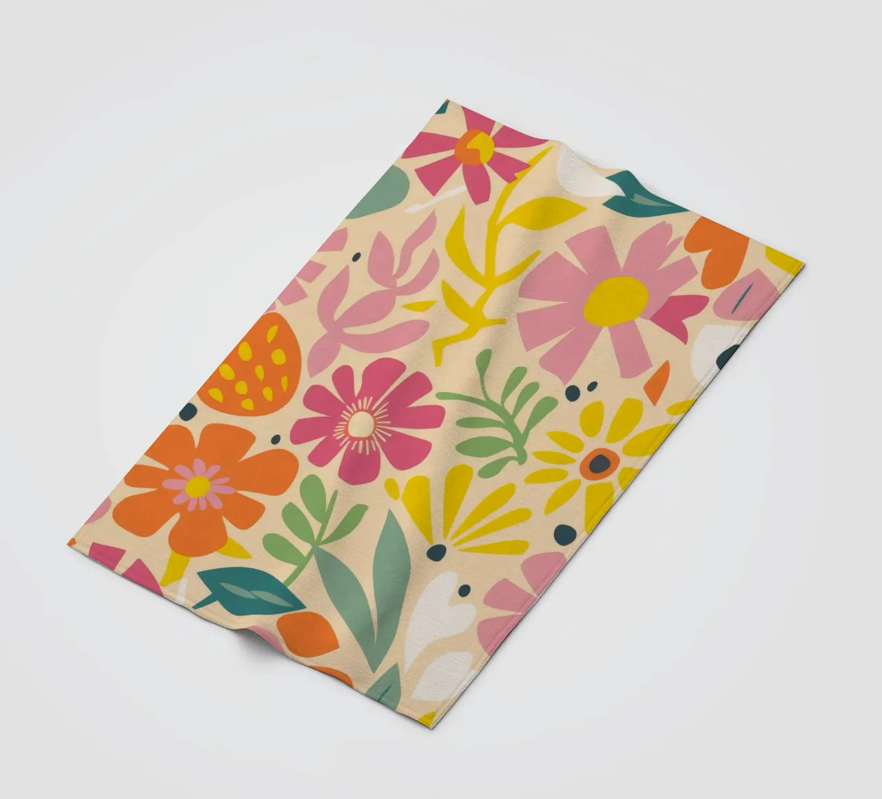 Spring Bloom Delight fleece blanket by Zep Layers