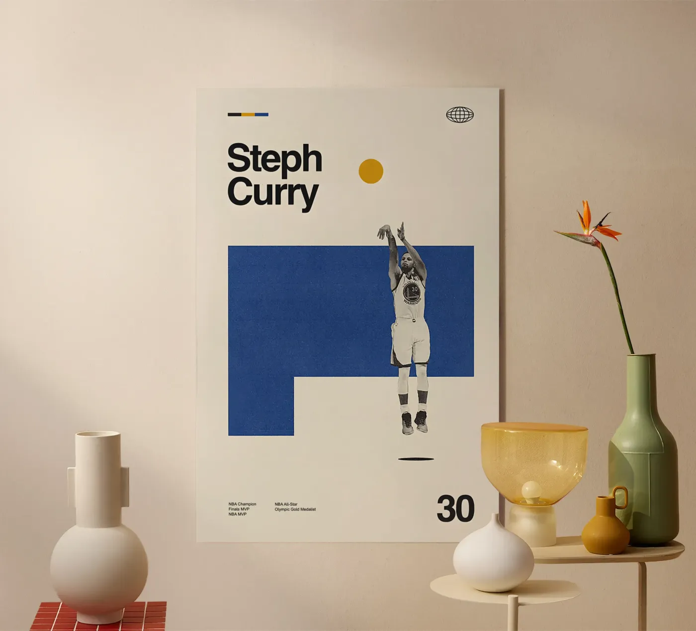 Stephen Curry plexiglas de Attaboy Dsgn