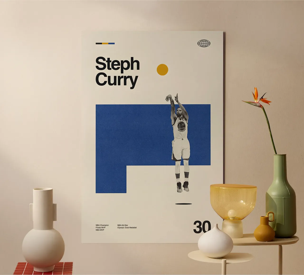 Stephen Curry alluminio dibond da Attaboy Dsgn