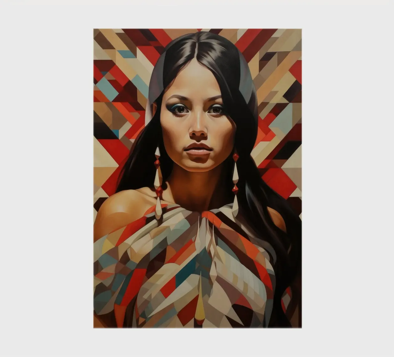 Donna cilena geometrica diario da Artful Muse