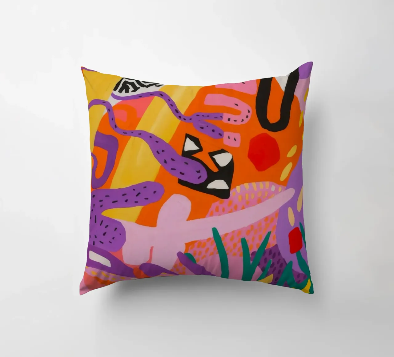 Rhythm Jungle Beat decorative cushion by Zep Layers