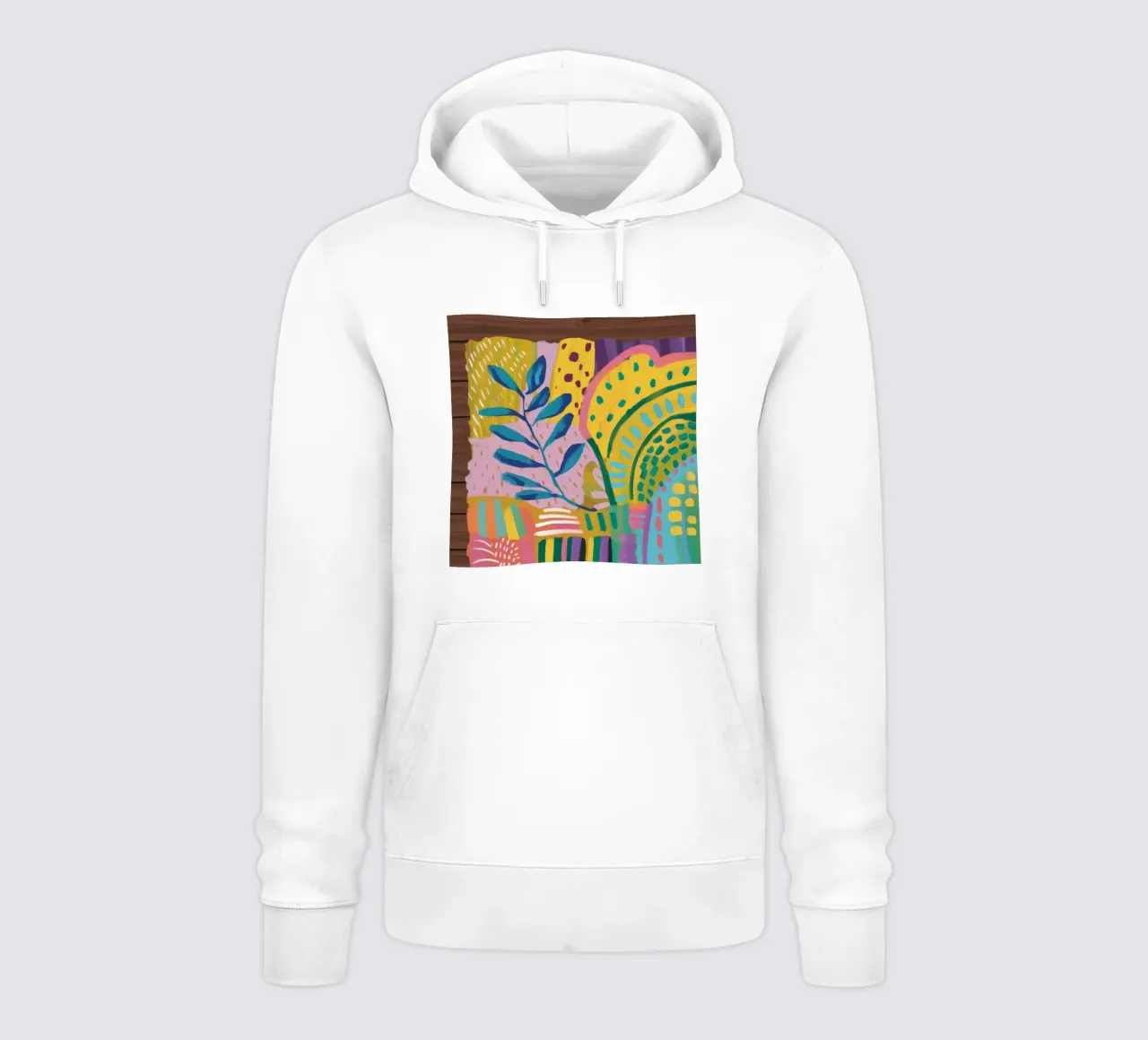 Soft Echo Botanica hoodie by Zep Layers