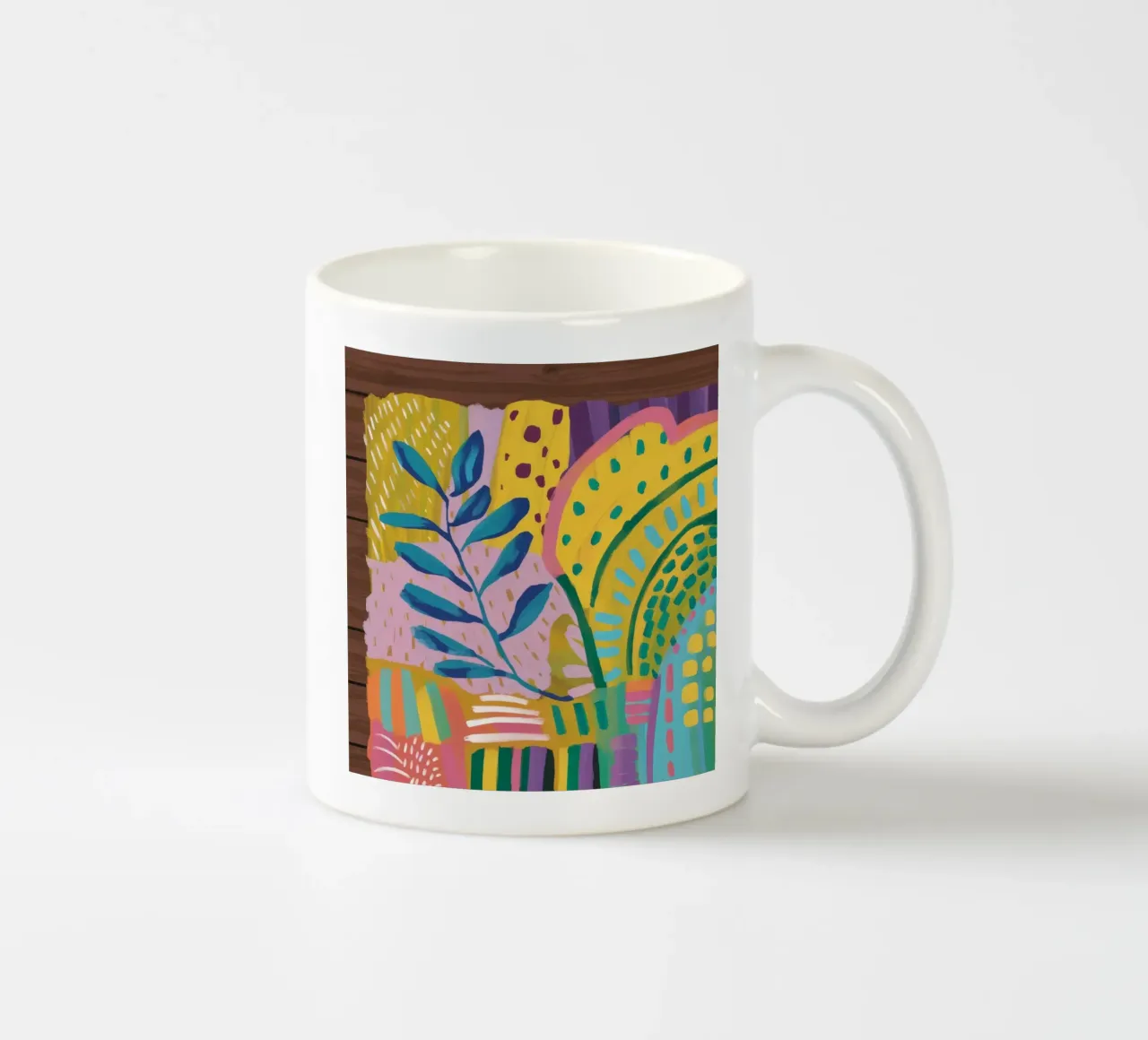 Sanftes Echo Botanica Keramik Tasse von Zep Layers
