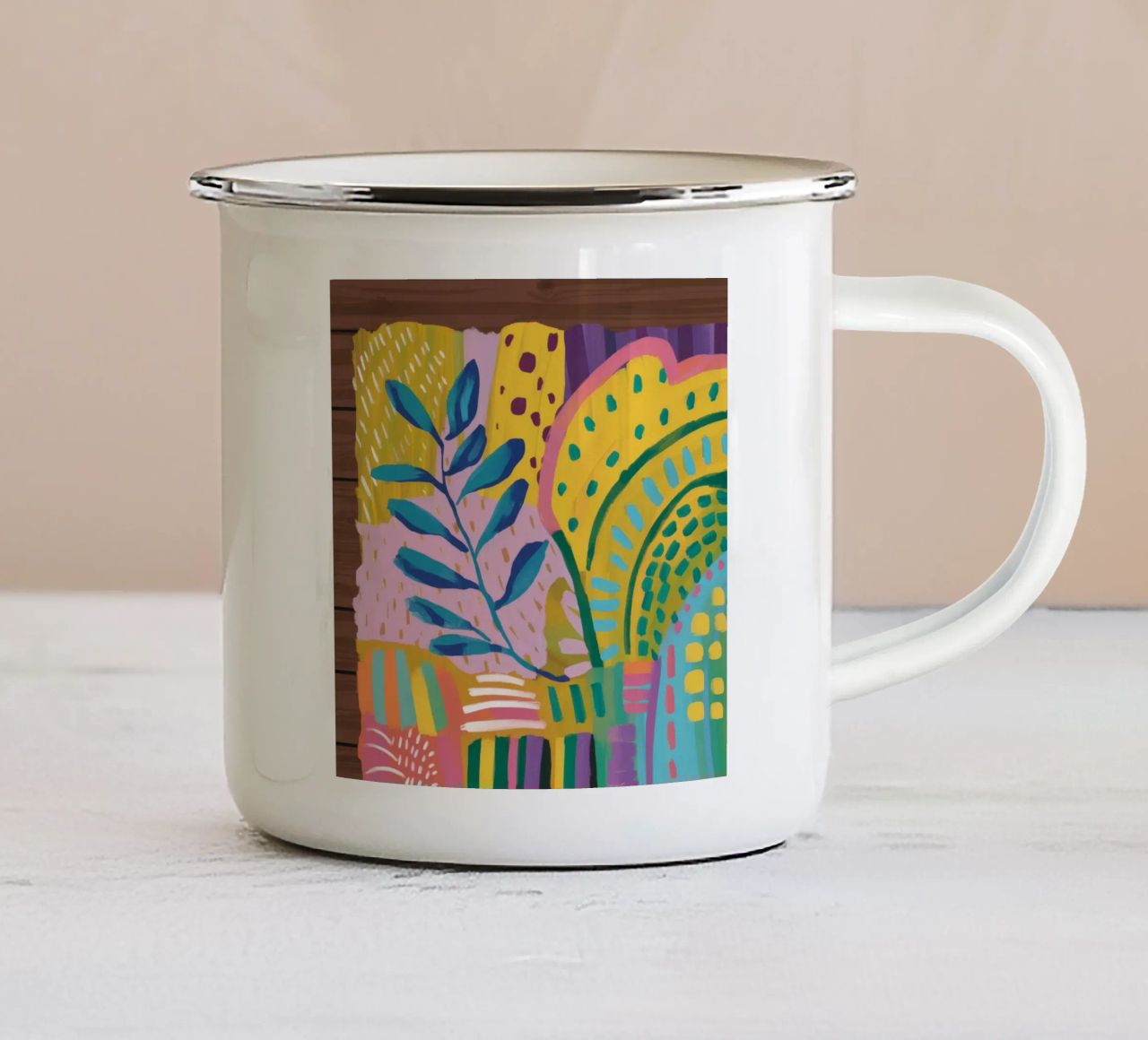 Soft Echo Botanica tazza in smalto da Zep Layers