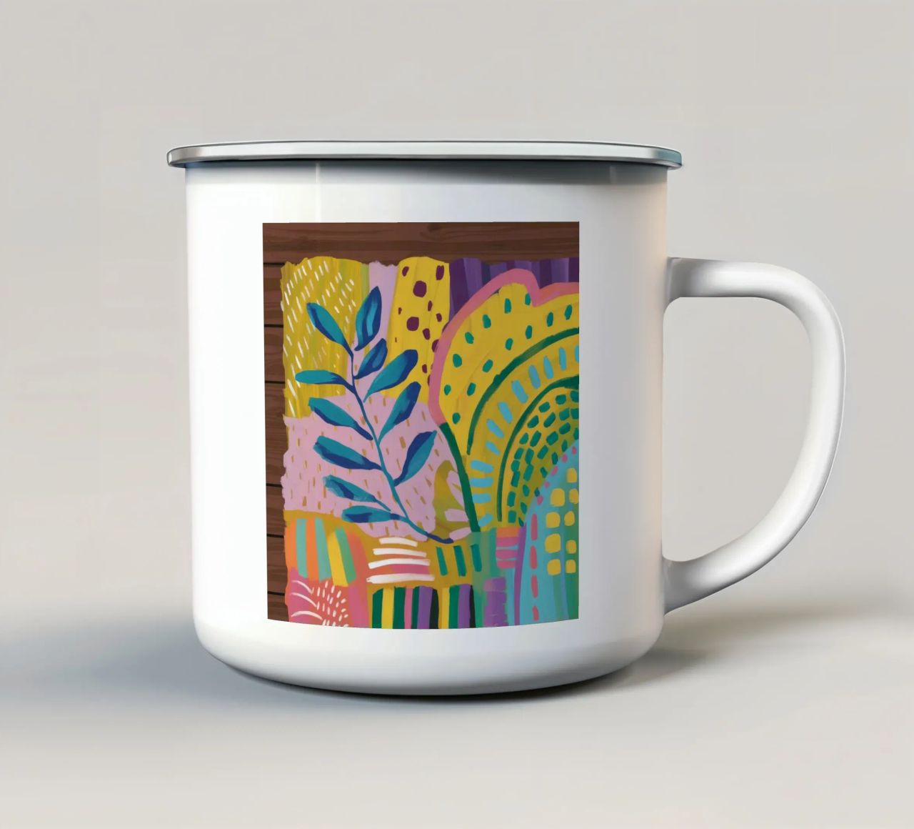 Soft Echo Botanica tazza in smalto da Zep Layers