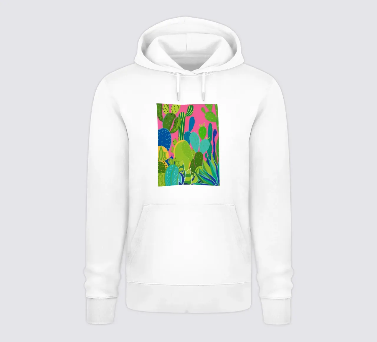 Giardino dei cactus pop felpa con cappuccio da Zep Layers