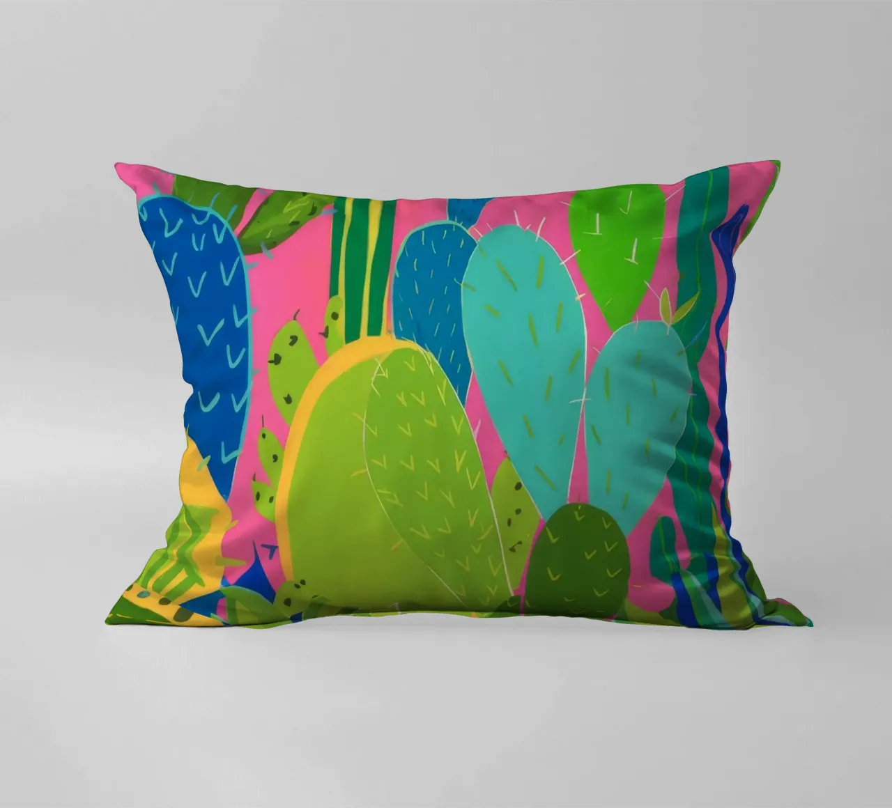 Giardino dei cactus pop cuscino da Zep Layers