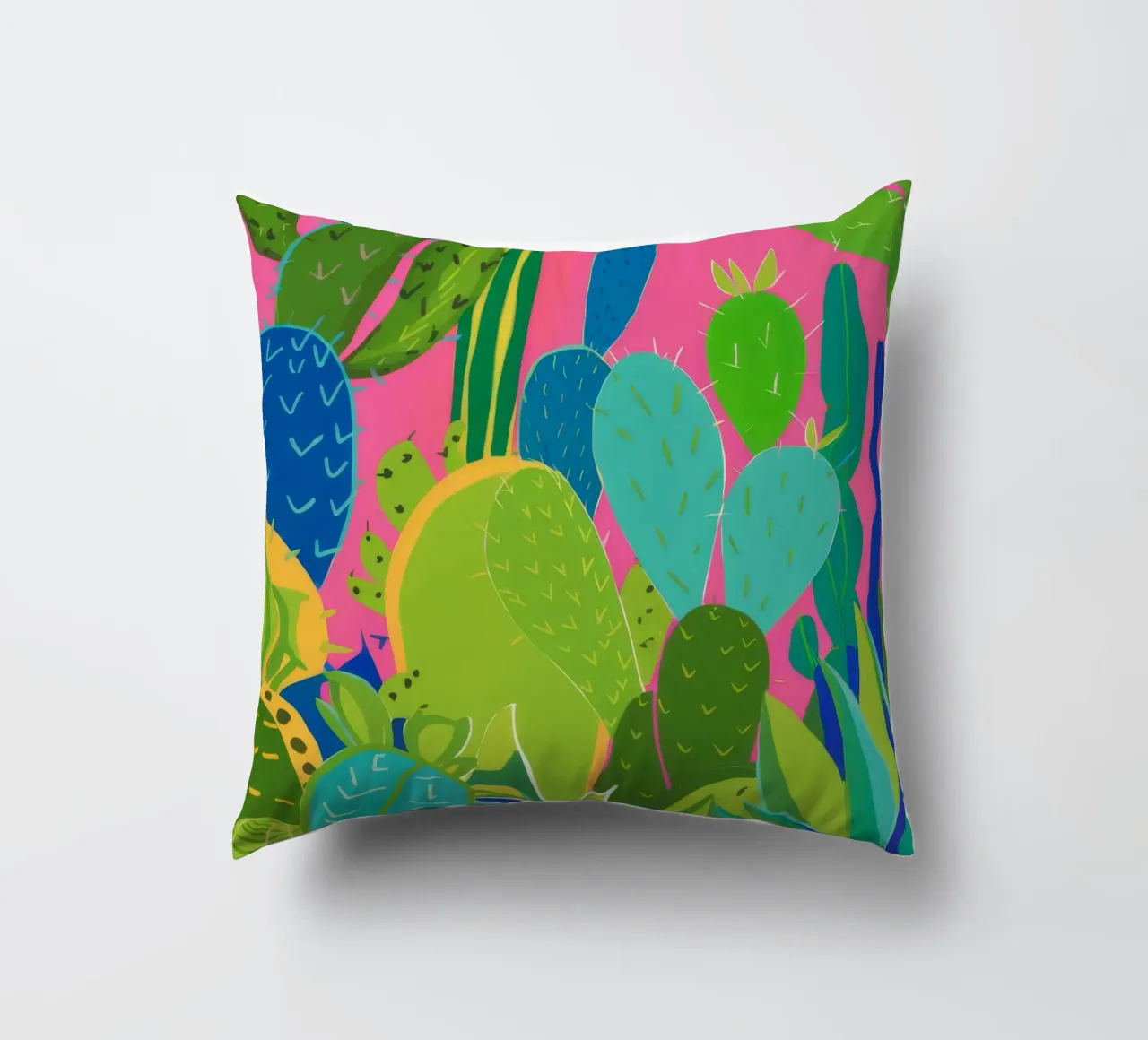 Giardino dei cactus pop cuscino da Zep Layers