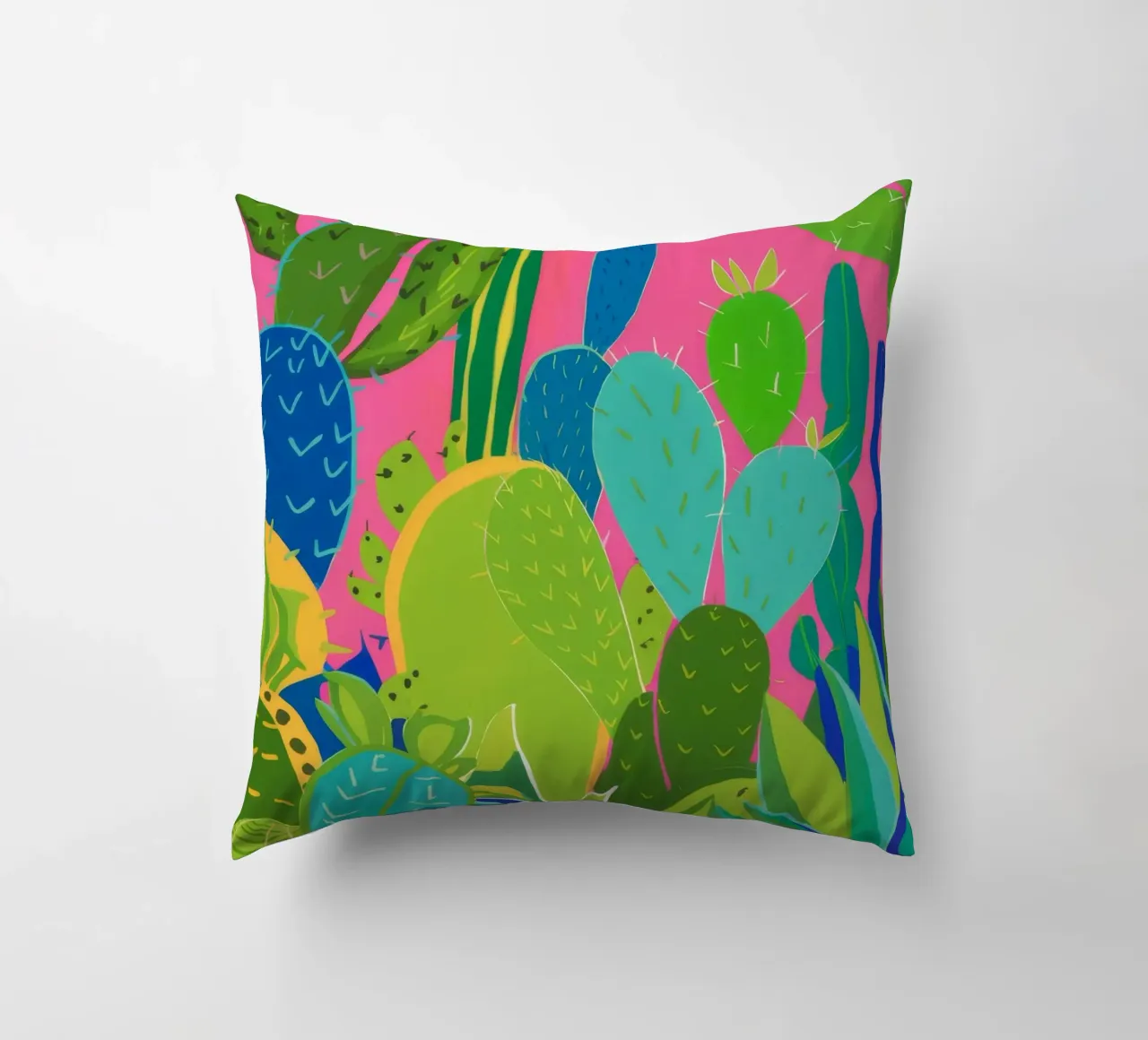Giardino dei cactus pop cuscino da Zep Layers