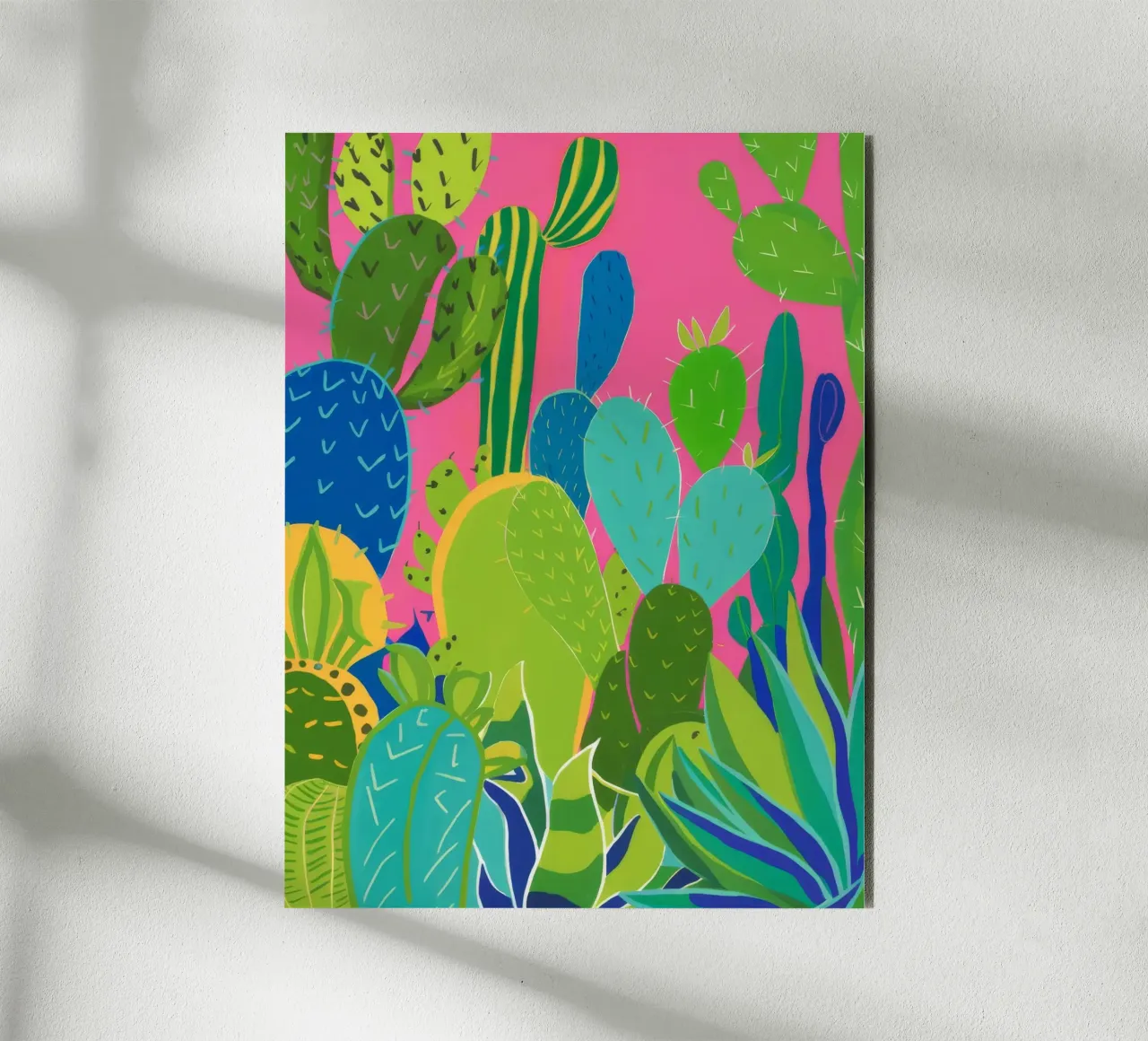 Cactus Pop Garden forex plate by Zep Layers