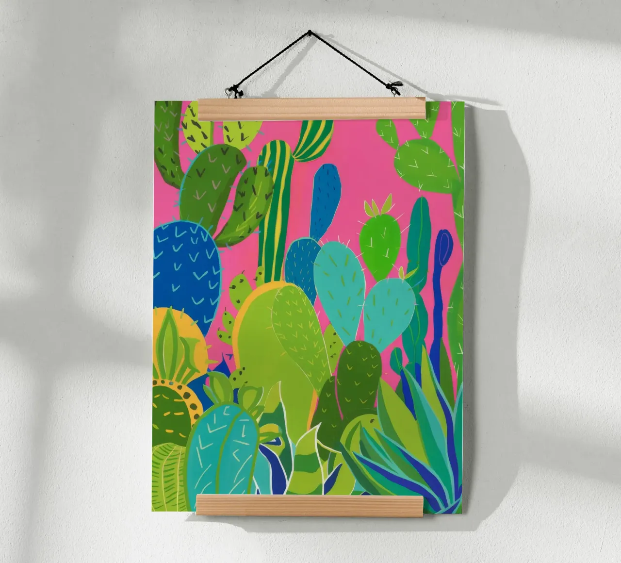 Giardino dei cactus pop carta hahnemühle da Zep Layers