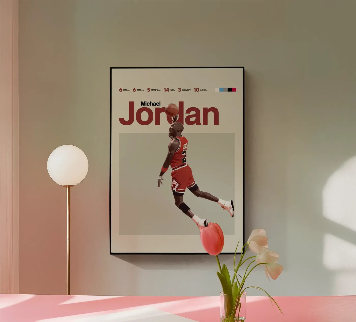 Michael Jordan Acryl-Glas von Attaboy Dsgn