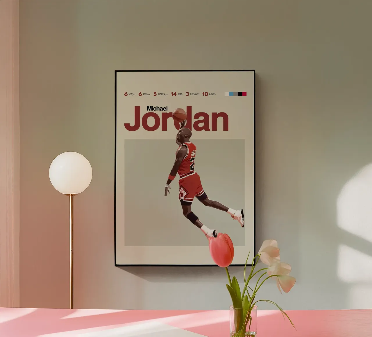 Michael Jordan plexiglass da Attaboy Dsgn