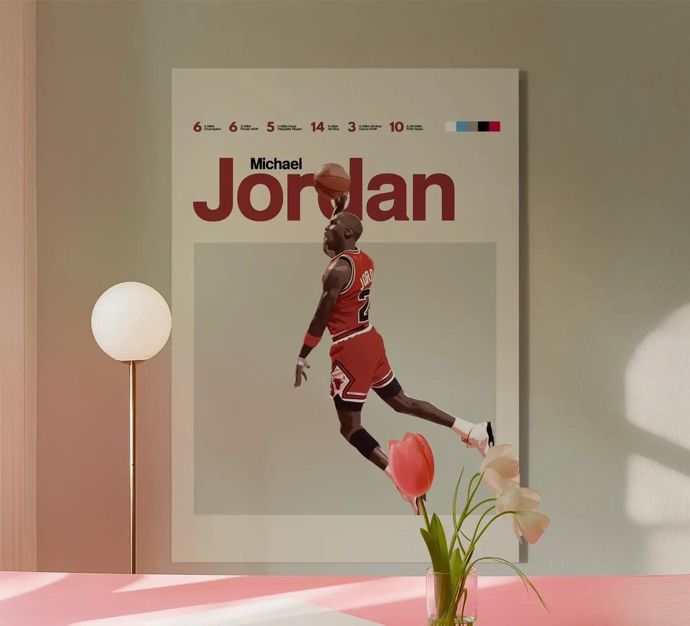 Michael Jordan Acryl-Glas von Attaboy Dsgn