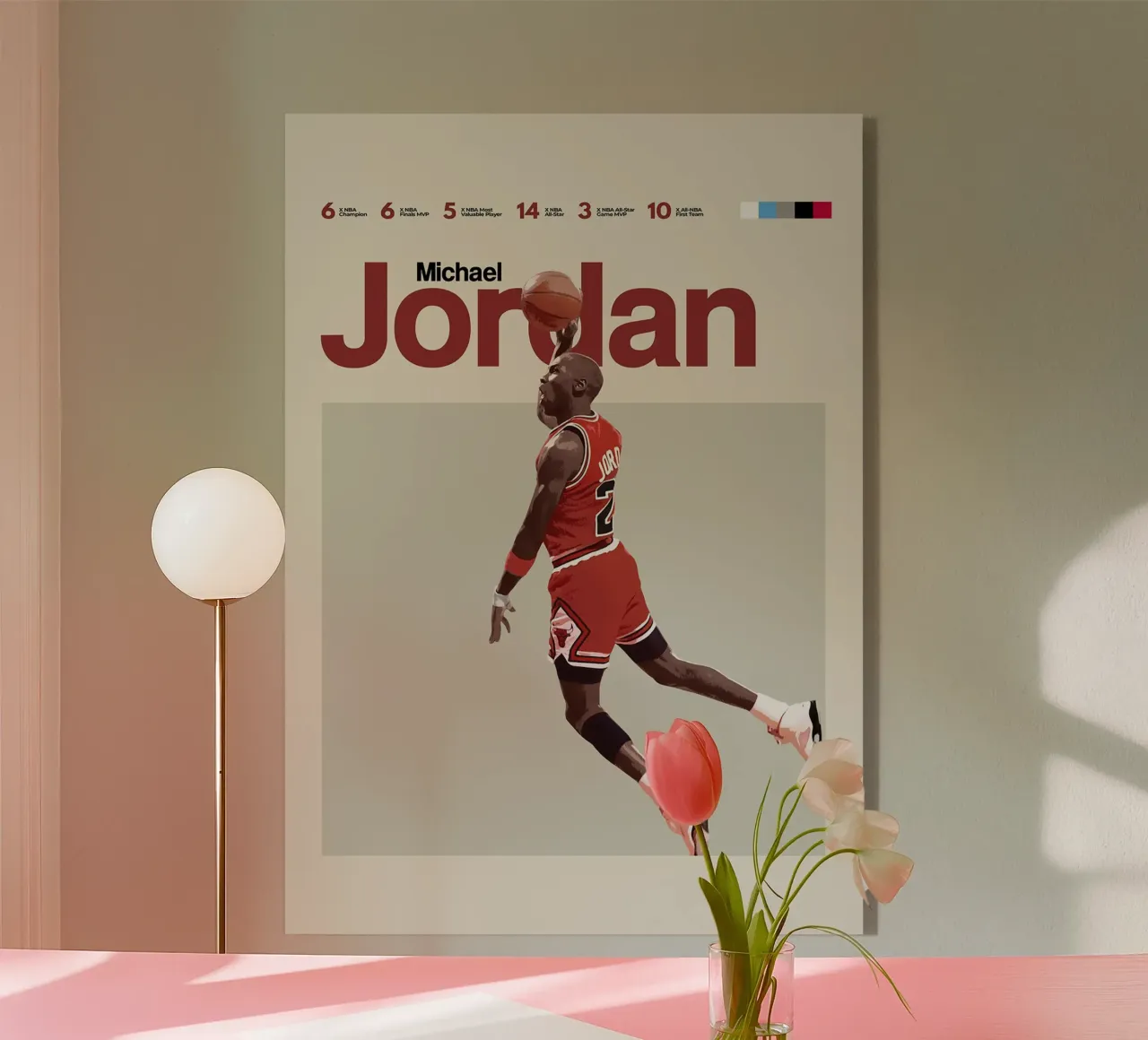 Michael Jordan plexiglass da Attaboy Dsgn