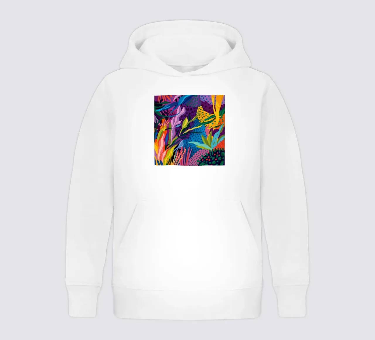 Flora di mezzanotte felpa bambino con cappuccio da Zep Layers