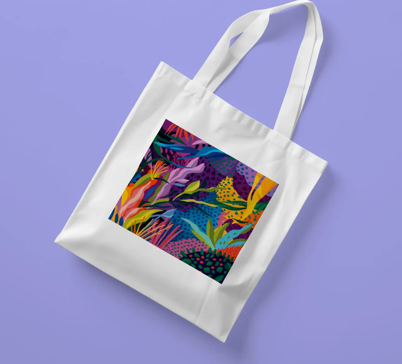 Flora di mezzanotte borsa in juta da Zep Layers