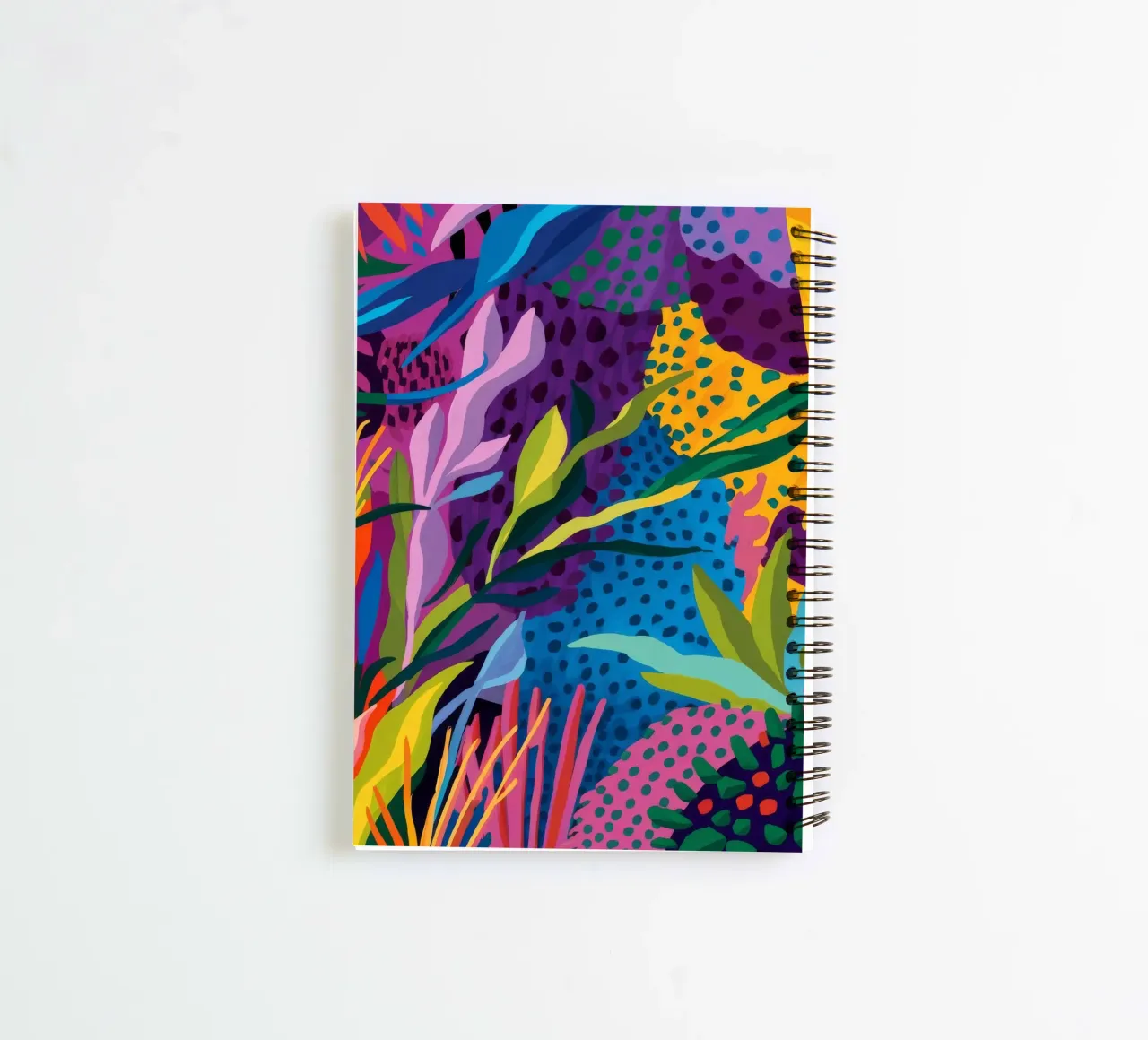 Middernacht Flora Vlam notitieboek met spiraal van Zep Layers