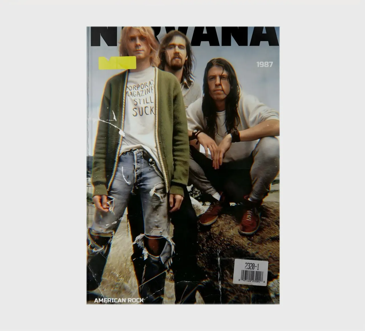 NIRVANA 90s notebook by Low poly art