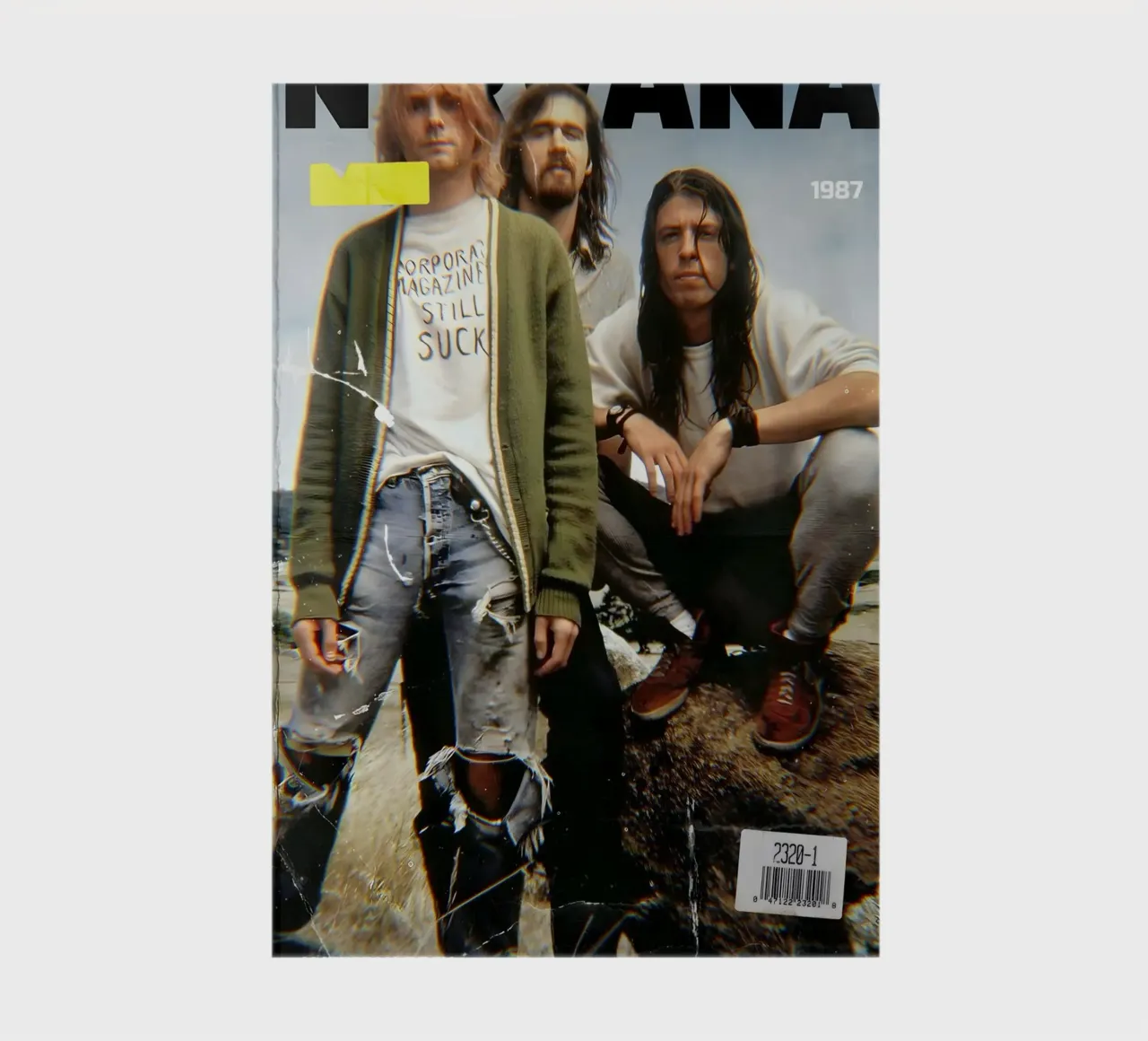 NIRVANA 90s notebook by Low poly art