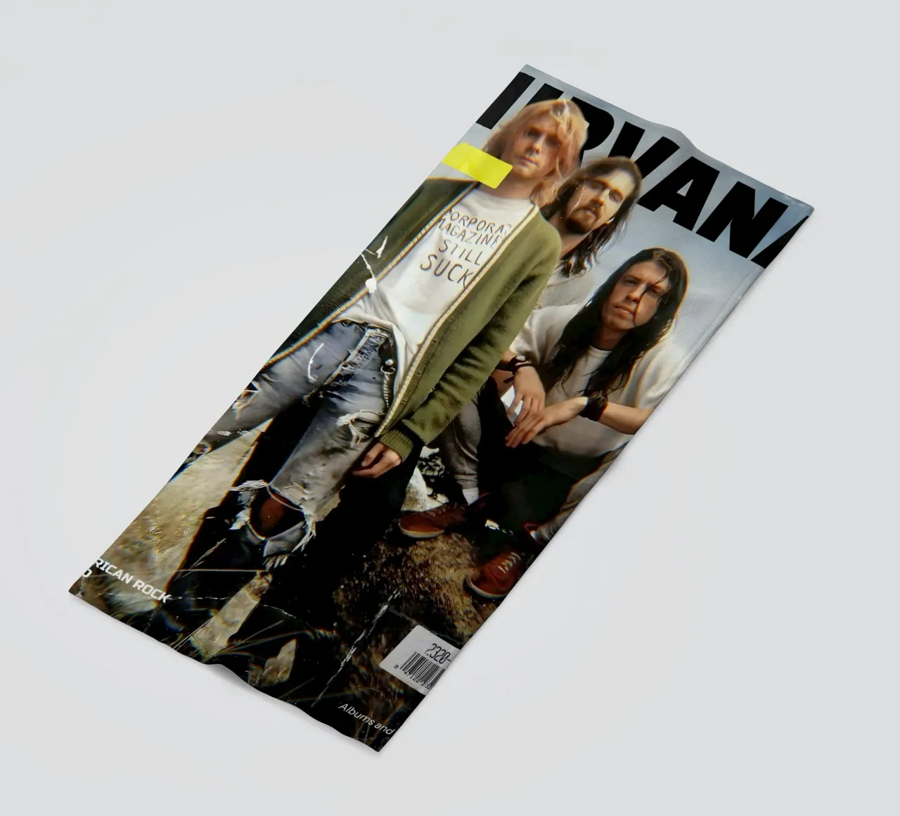 NIRVANA 90s telo mare da Low poly art