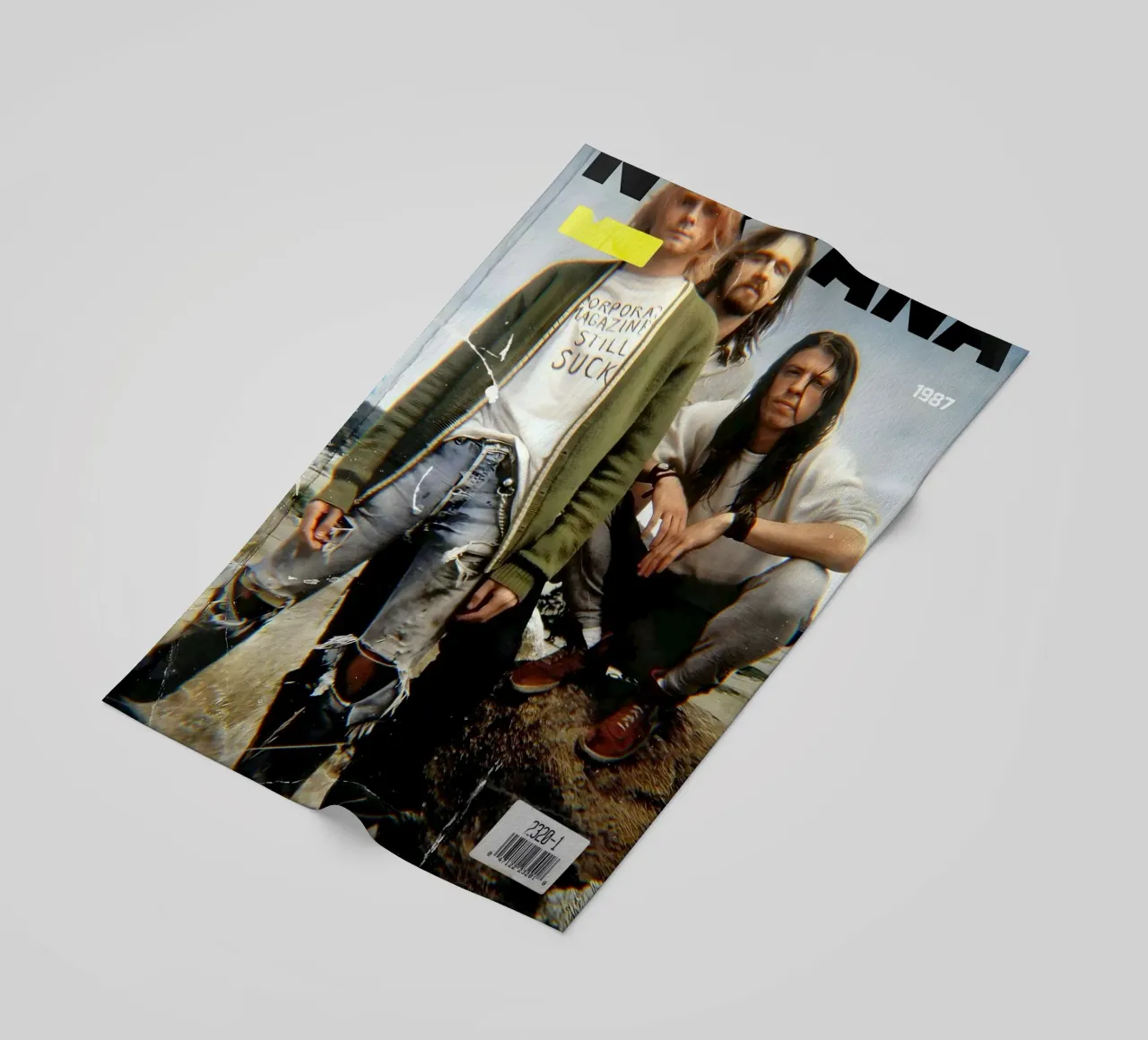 NIRVANA 90s telo mare da Low poly art