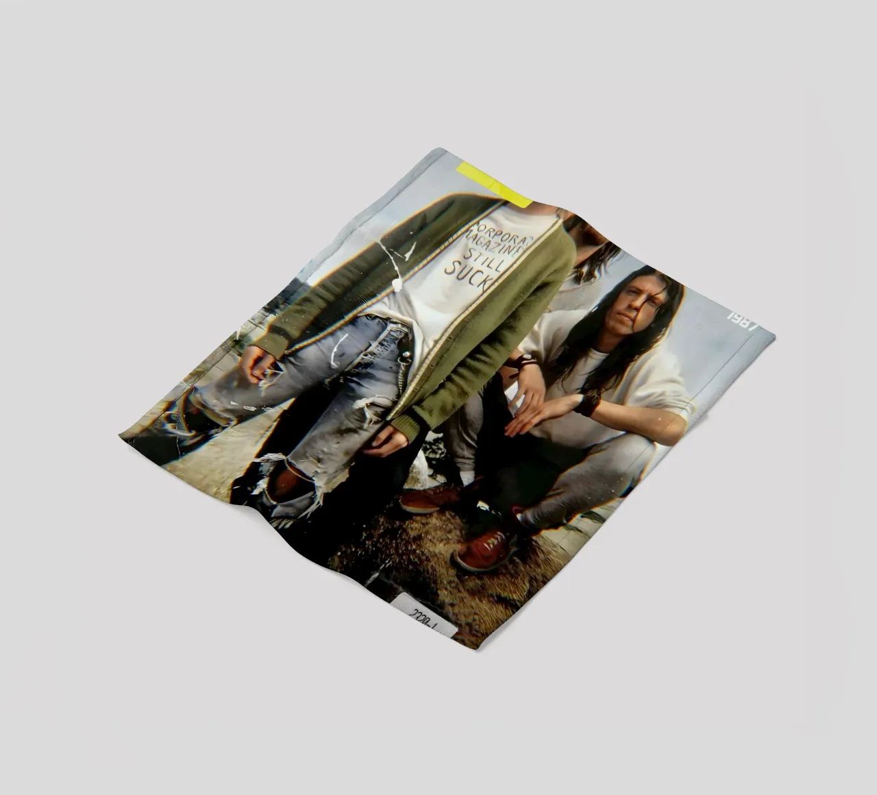 NIRVANA 90s coperta in pile da Low poly art