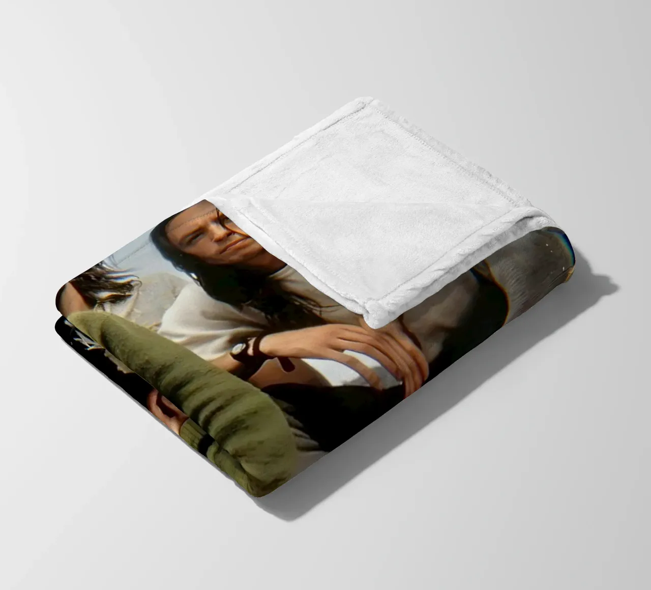 NIRVANA 90s coperta in pile da Low poly art
