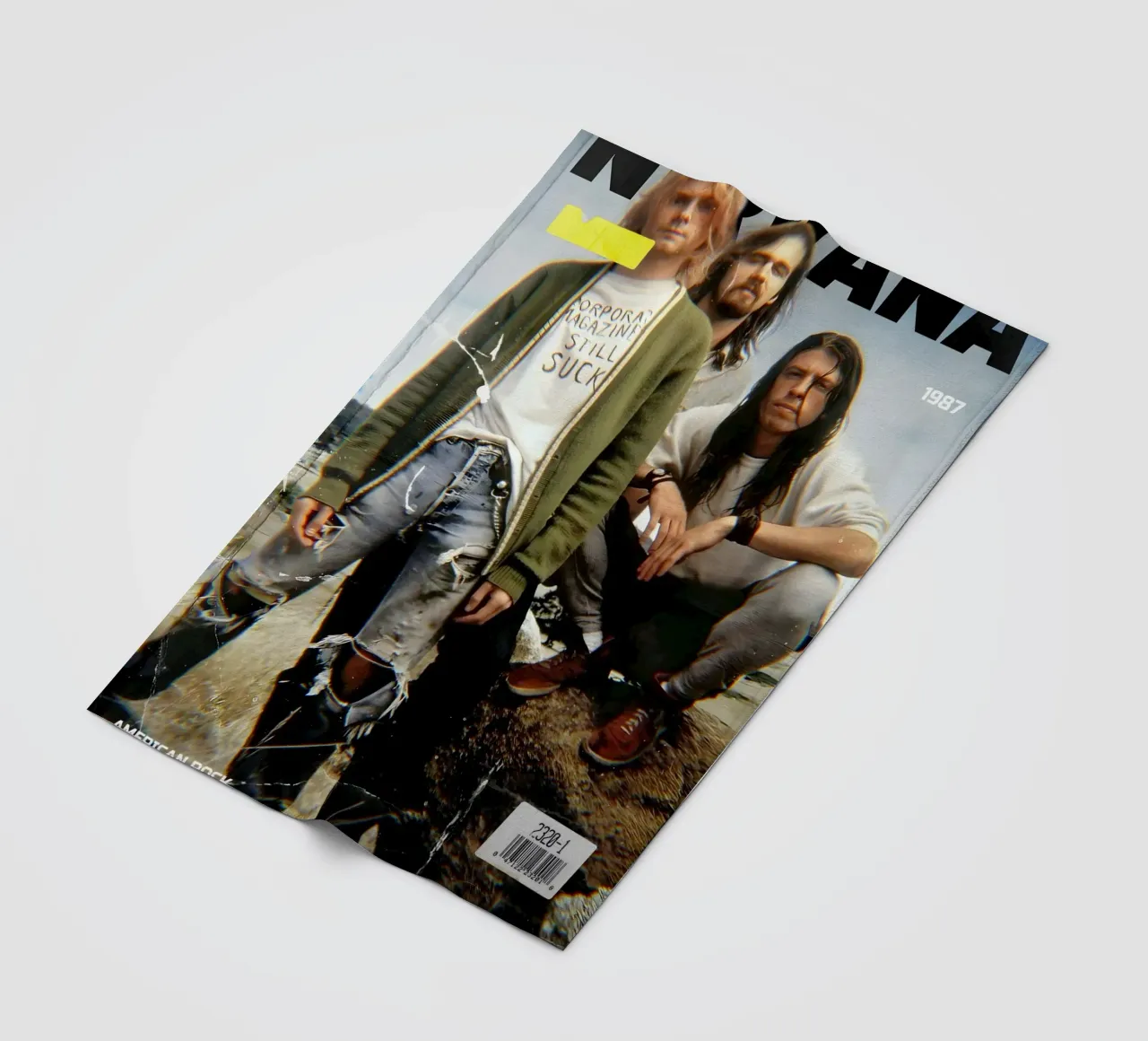 NIRVANA 90s coperta in pile da Low poly art