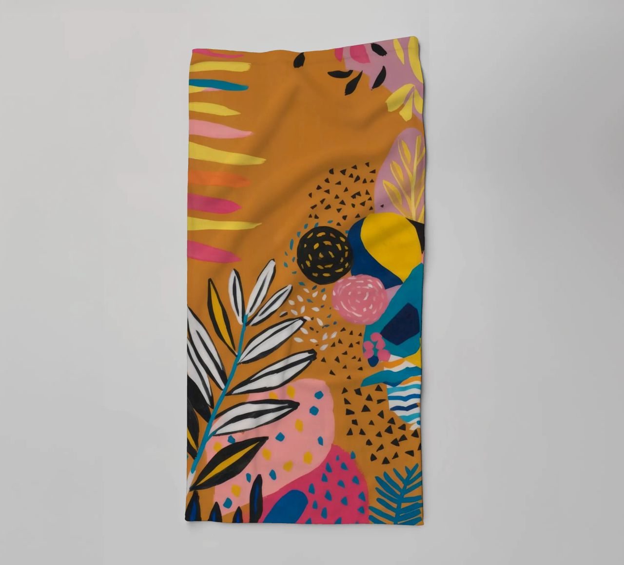 Echo d'or en fleurs serviette de bain de Zep Layers