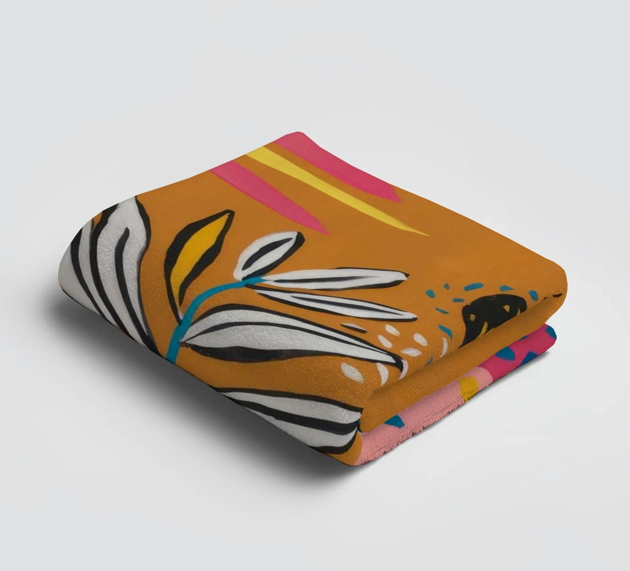 Echo d'or en fleurs serviette de bain de Zep Layers