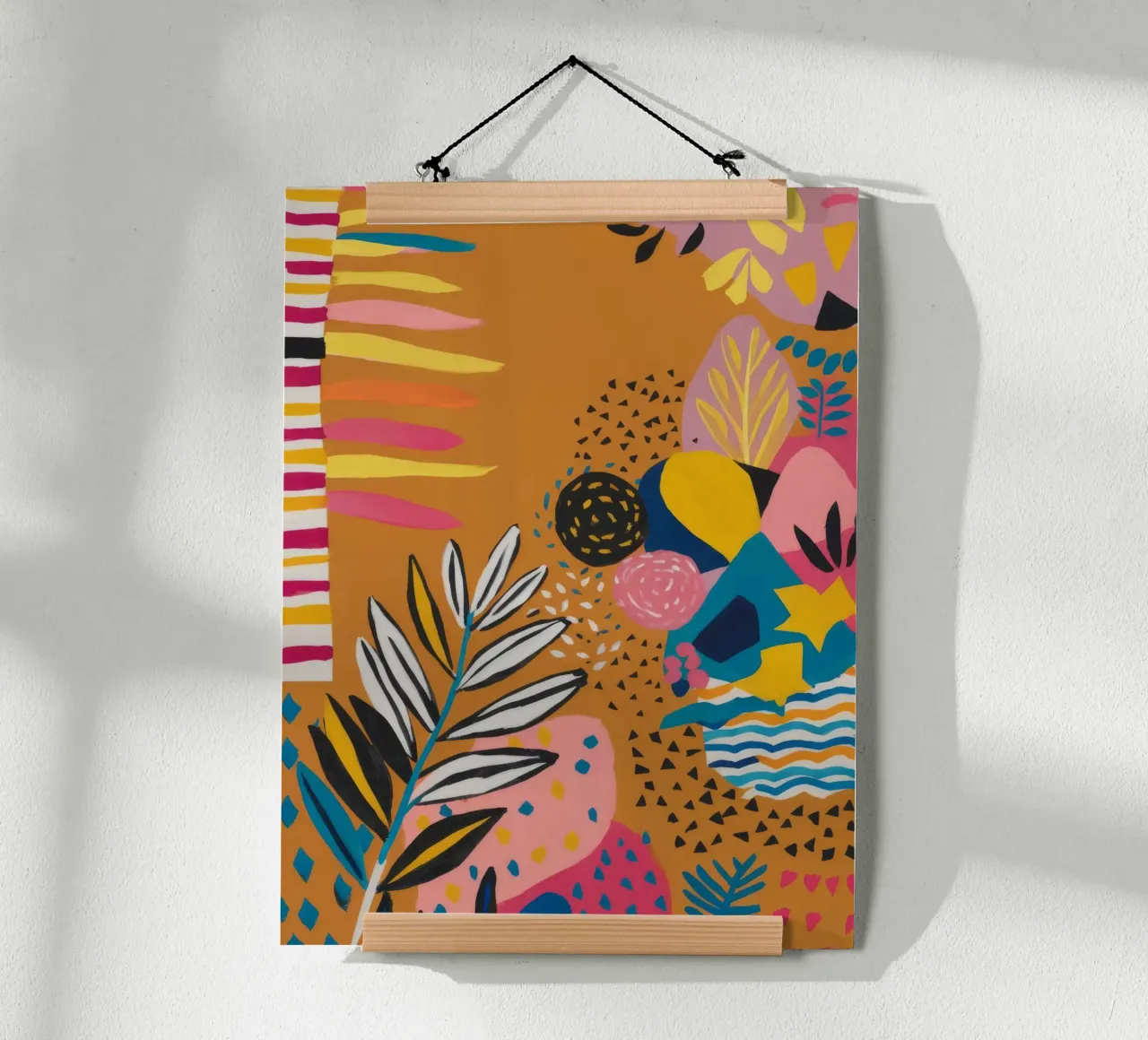 Golden Echo Bloom poster by Zep Layers