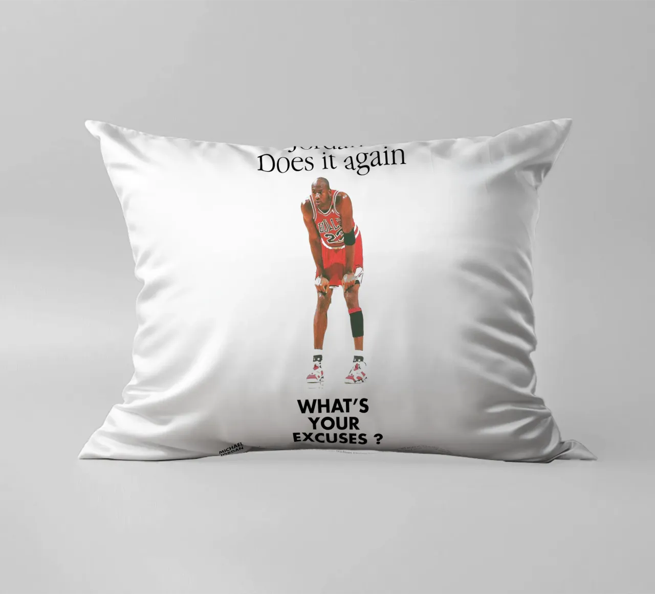 Jordan Does It Again cuscino da Attaboy Dsgn