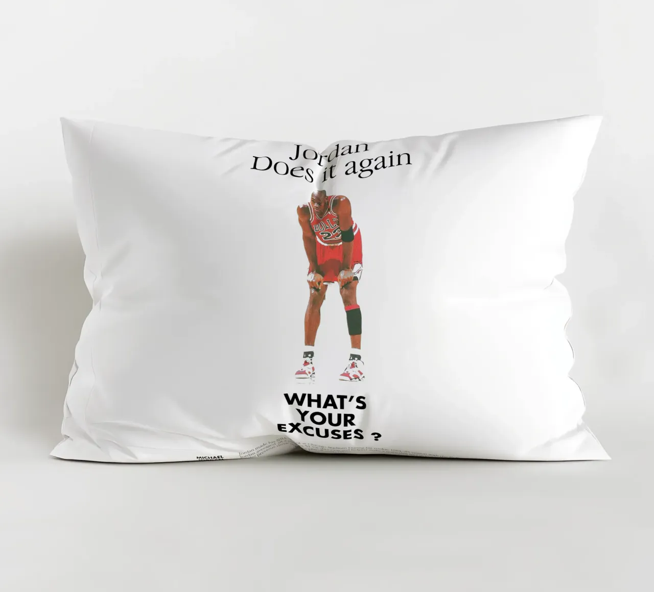 Jordan Does It Again cuscino da Attaboy Dsgn