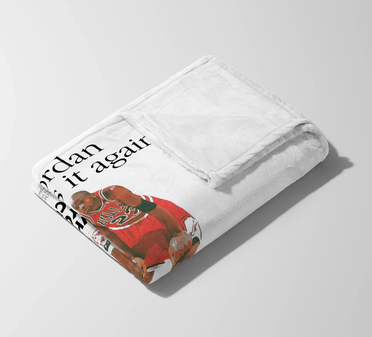 Jordan Does It Again coperta in pile da Attaboy Dsgn