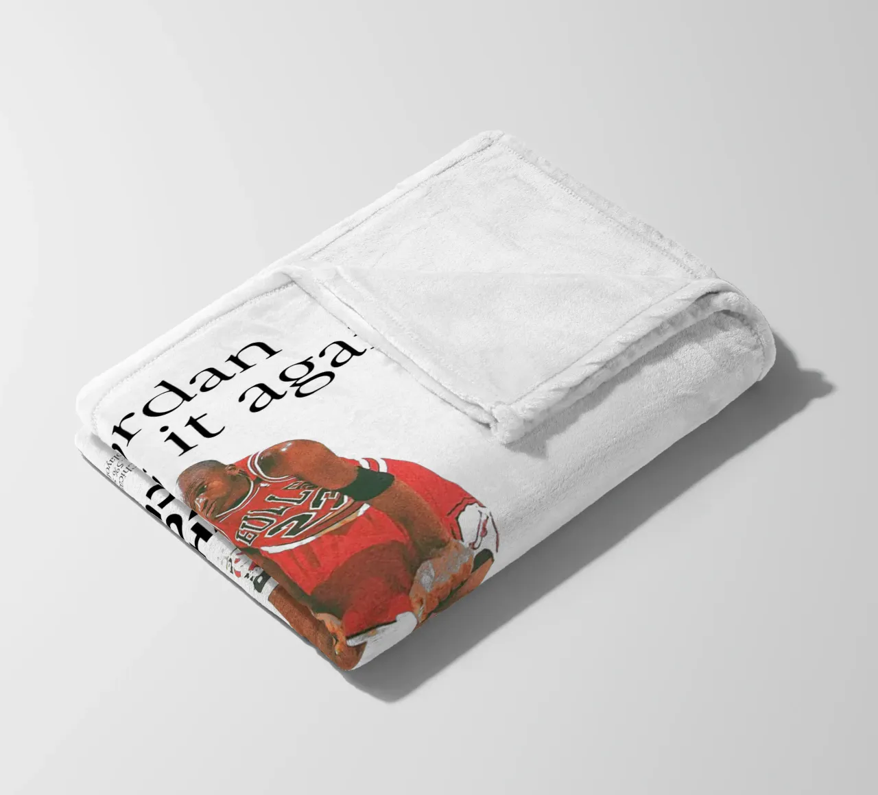 Jordan Does It Again coperta in pile da Attaboy Dsgn