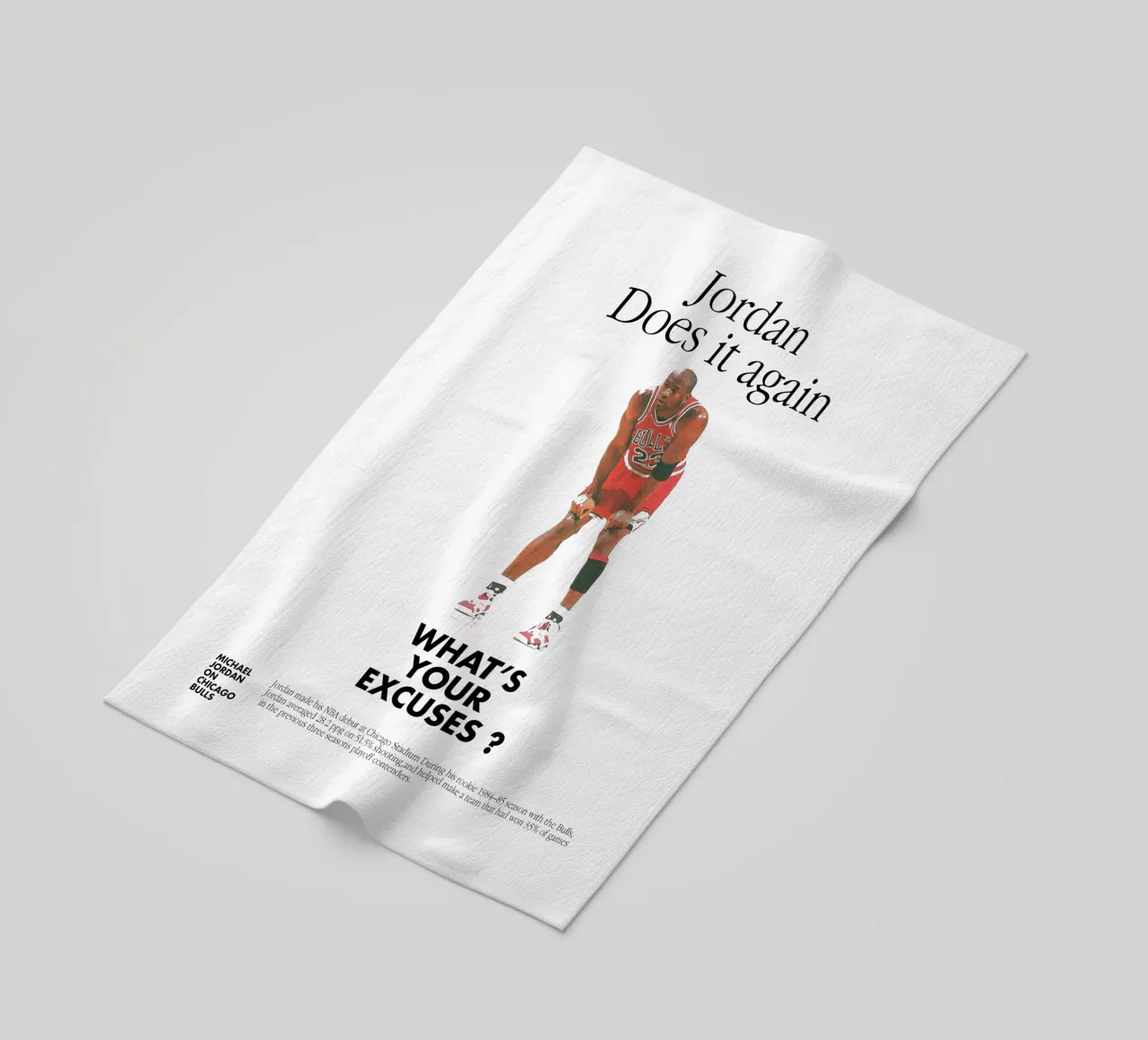 Jordan Does It Again telo mare da Attaboy Dsgn
