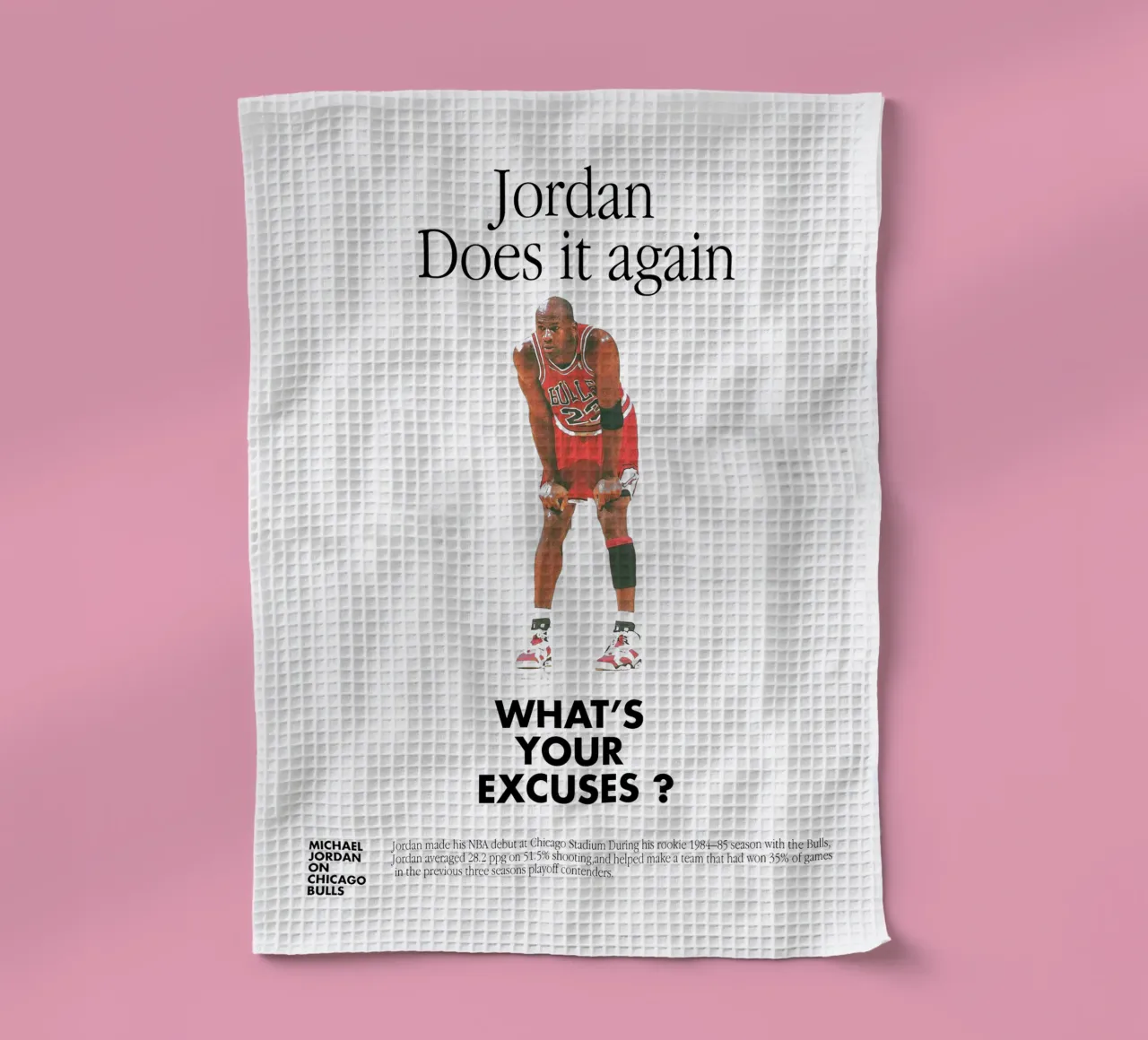 Jordan Does It Again canovaccio da cucina da Attaboy Dsgn