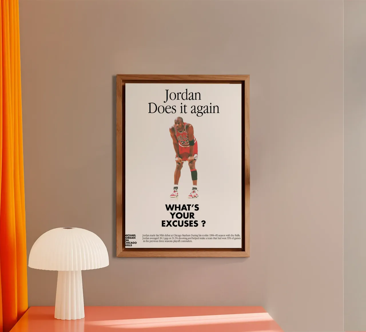 Jordan Does It Again alluminio dibond da Attaboy Dsgn