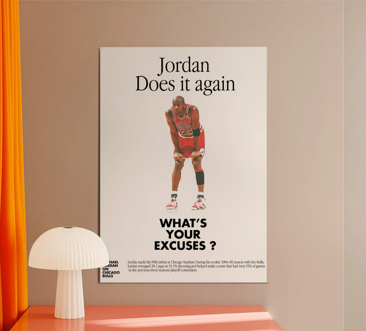 Jordan Does It Again alluminio dibond da Attaboy Dsgn