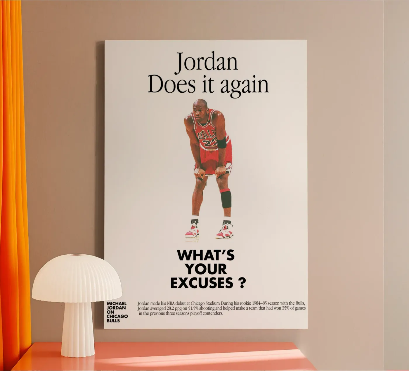 Jordan Does It Again tela da Attaboy Dsgn