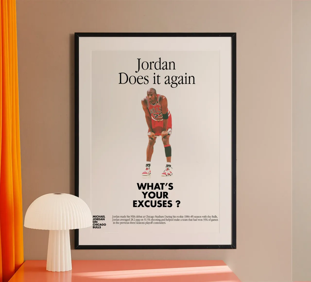 Jordan Does It Again poster da Attaboy Dsgn