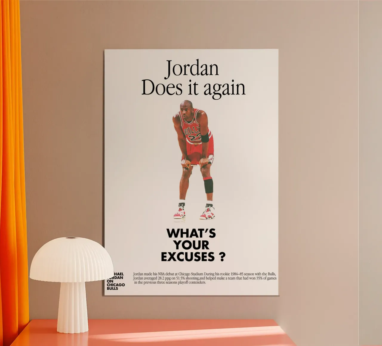 Jordan Does It Again poster da Attaboy Dsgn
