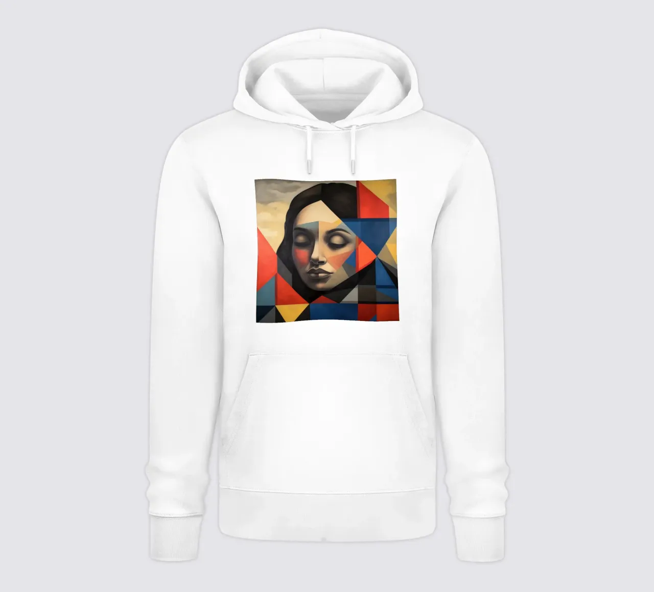 Mujer chilena geométrica sudadera con capucha de Artful Muse